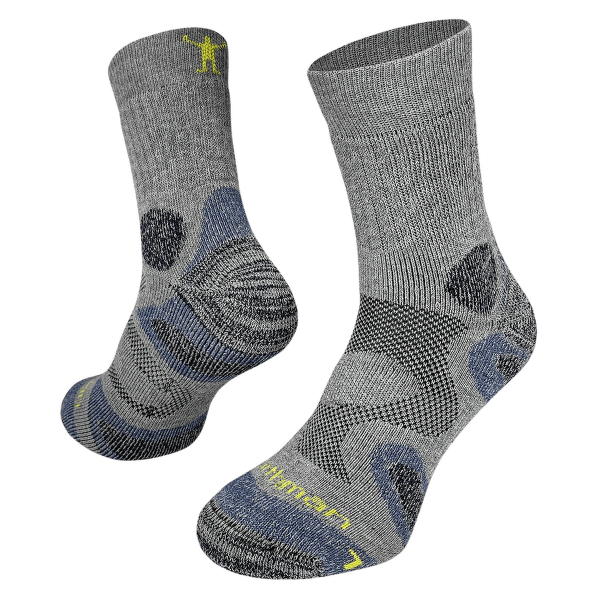 Chaussettes Northman Trekking Mid Merino Kid Šedá/Modrá