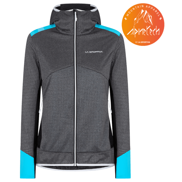 Sweat-shirt La Sportiva AEQUILIBRIUM THERMAL HOODY Women Black/Malibu Blue