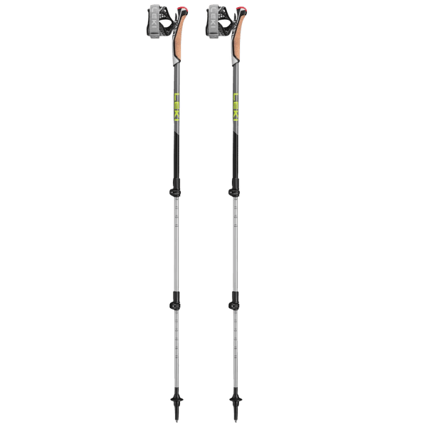 Trou Leki Traveller Alu black-silvergray-neonyellow