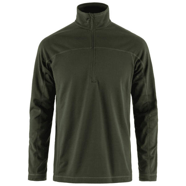 Sweat-shirt Fjällräven Abisko Lite Fleece Half Zip Men Deep Forest