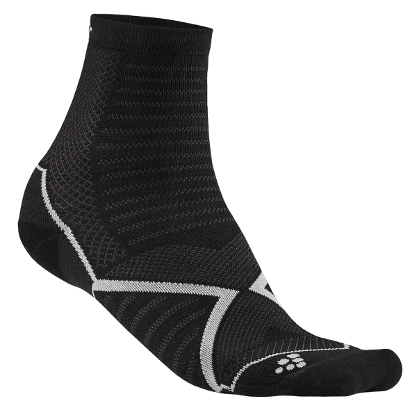 Chaussettes Craft ADV Run Warm Sock 999900 Black/White