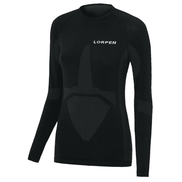 T-shirt a manches longues Lorpen MUNIA L/S T-SHIRT Women 9937 BLACK