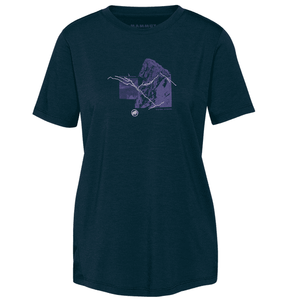 T-shirt a manches courtes Mammut Mountain T-Shirt Women 4208m marine 5118