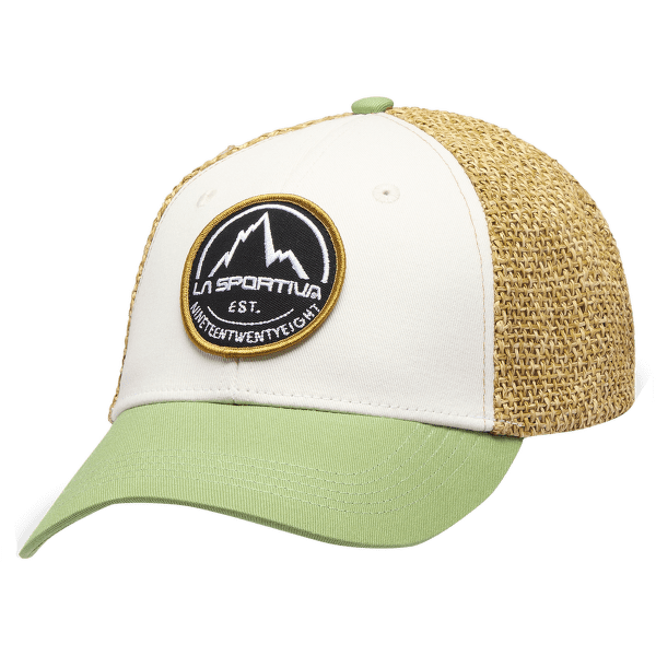 Casquette de baseball La Sportiva Belayer Cap White/Aspen Green