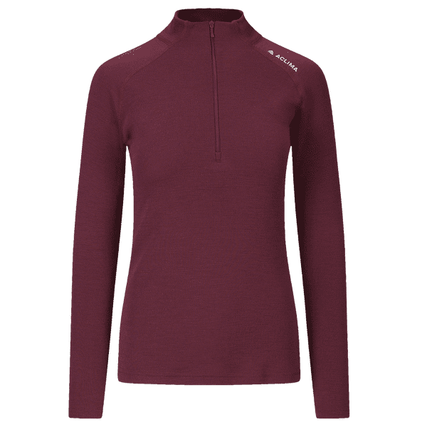 T-shirt a manches longues Aclima WarmWool Mock Neck Shirt Women Fig