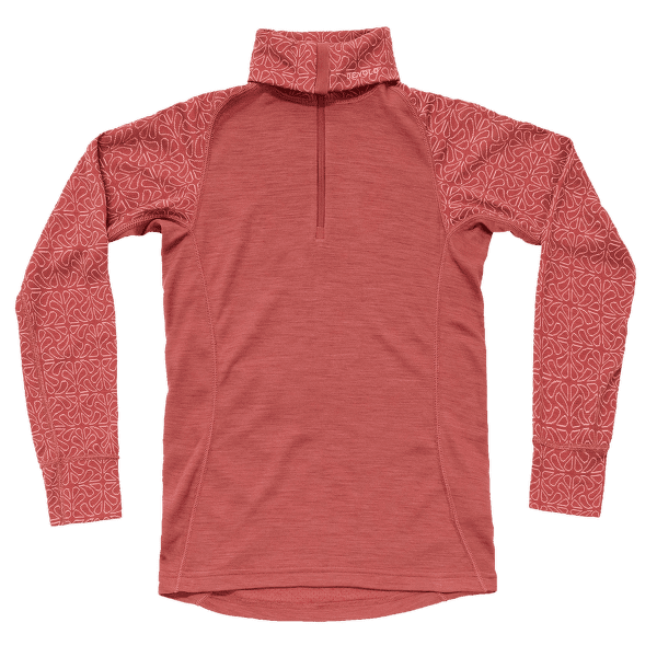 T-shirt a manches longues Devold Duo Active Zip Neck Women (328 244) 753A  MARSALA