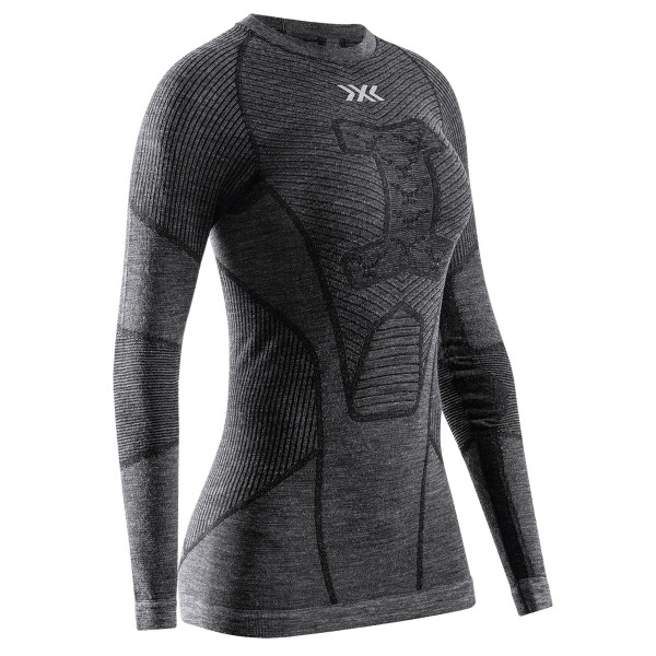 T-shirt a manches longues X-Bionic X-Bionic Symbio Merino Shirt LS Women Rhino Grey