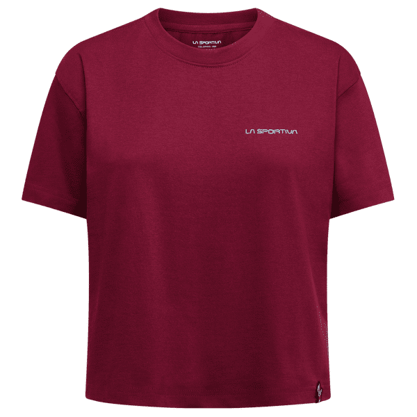 T-shirt a manches courtes La Sportiva TRILOGY CROP T-SHIRT Women Redwood/Limestone
