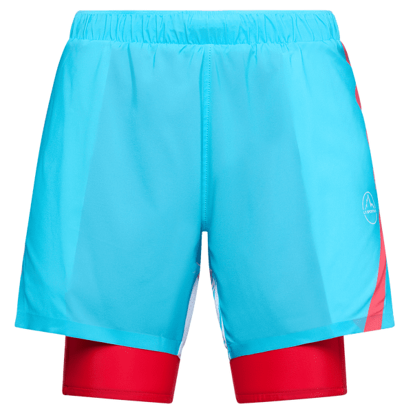 Shorts La Sportiva FLOW 5" SHORT Women Malibu Blue/Hibiscus
