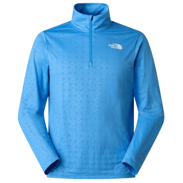 T-shirt a manches longues The North Face 24/7 Pentadome Embossed 1/4 Zip Tee Men MARINA BLUE