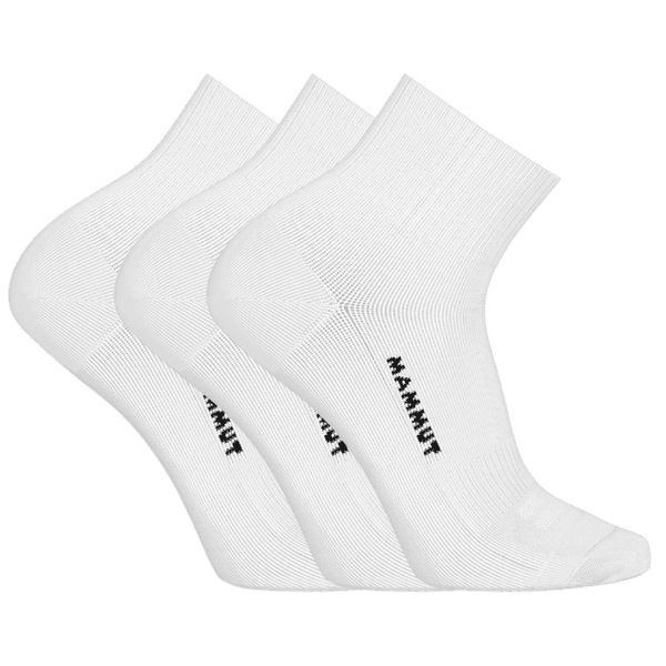 Chaussettes Mammut EVERYDAY QUARTER SOCKS 3 PACK white-black