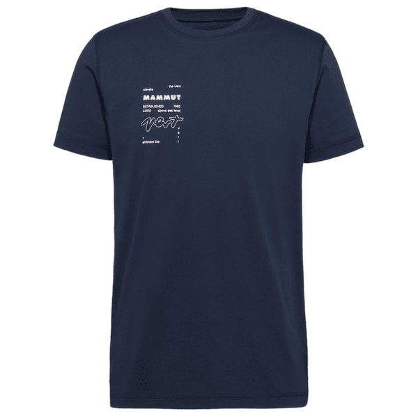 T-shirt a manches courtes Mammut MAMMUT CORE T-SHIRT MEN VERT marine 5118