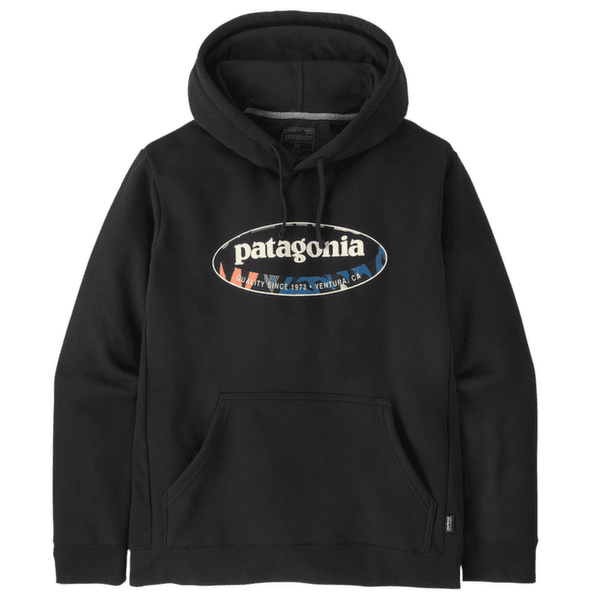 Sweat-shirt Patagonia ’95 Oval Logo Uprisal Hoody Men Black: Kaleido