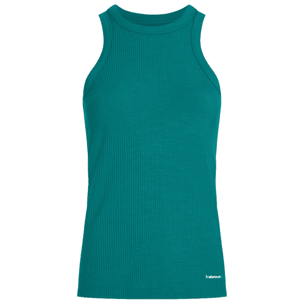Débardeur Icebreaker Merino Blend Rib Lotus Tank Women TIDAL TEAL