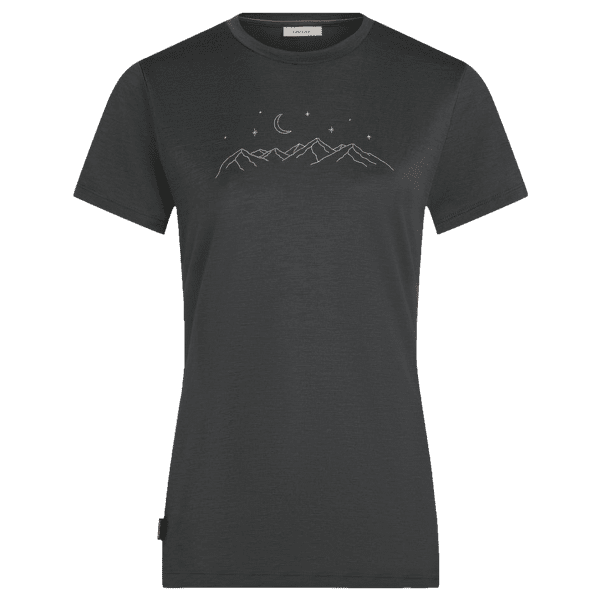 T-shirt a manches courtes Icebreaker Merino 150 Tech Lite SS Tee Sparkling Stars Women OBSIDIAN