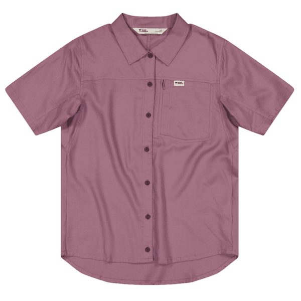 Chemises a manches courtes Mons Royale AT Merino Short Sleeve Shirt Women Sierra Pink