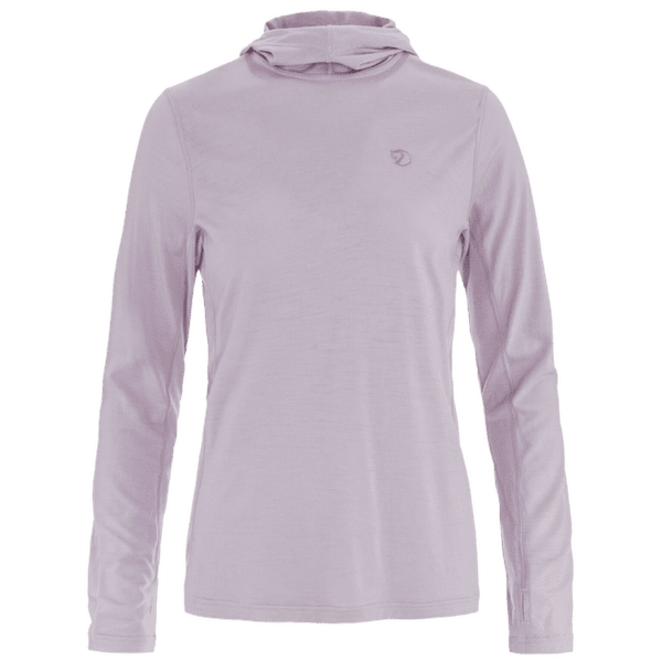 Sweat-shirt Fjällräven ABISKO WOOL HOODIE WOMEN Lavender Mist