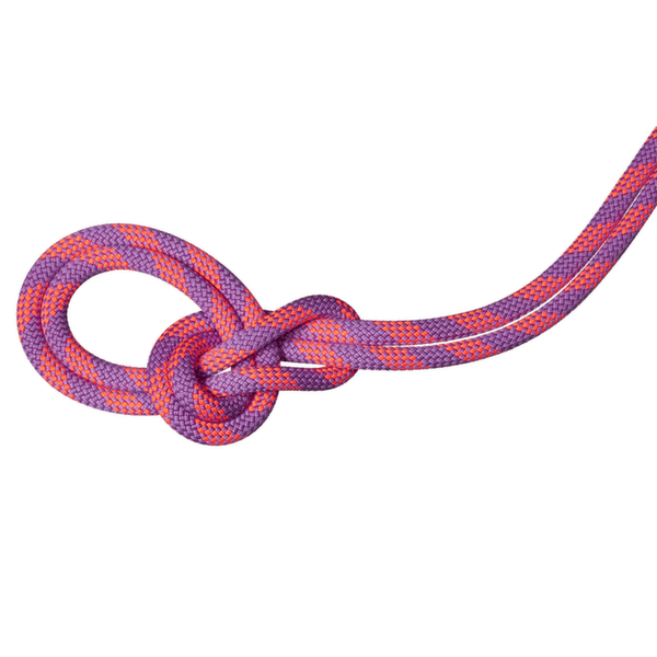 Corde Mammut 9.5 Crag Dry Rope Duodes lavandin-vibrant orange