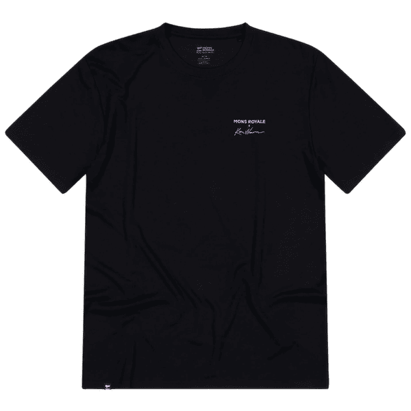 T-shirt a manches courtes Mons Royale Icon Merino Classic T-Shirt Men Black