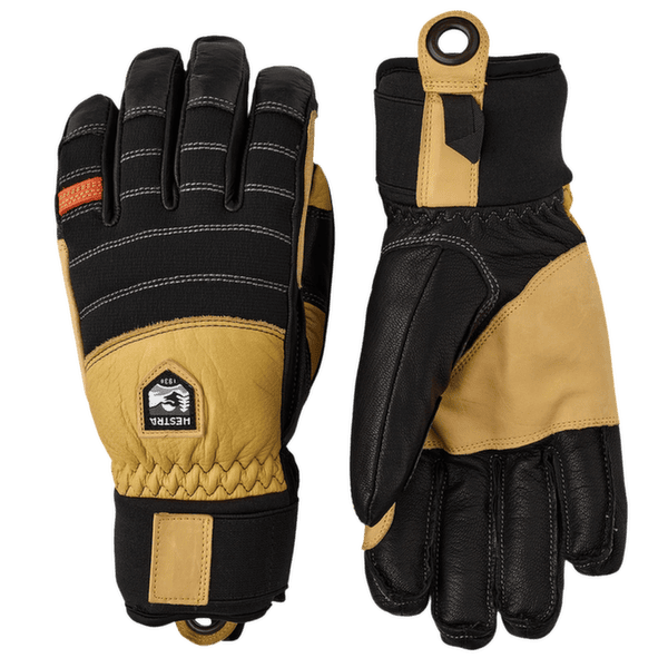 Gants Hestra Army Leather Ascent Svart/Ljusbrun