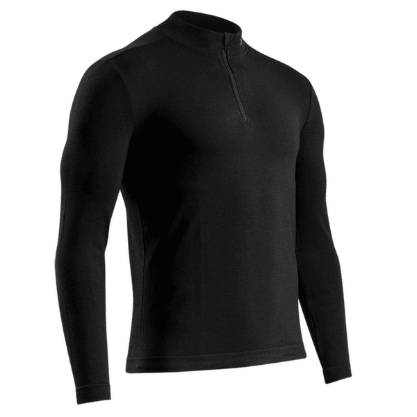 T-shirt a manches longues X-Bionic MIGHTYWOOL SHIRT LS 1/2 ZIP MEN X Black
