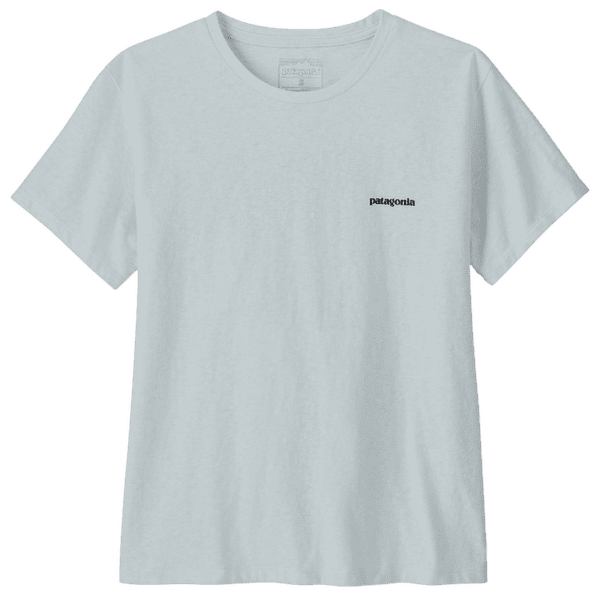 T-shirt a manches courtes Patagonia P-6 Logo Responsibili-Tee Women Fiber White