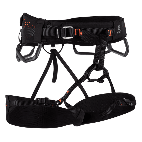 Siege Mammut Comfort Fast Adjust Harness Men black-safety orange 00430