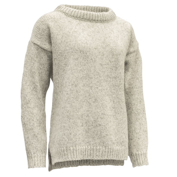 Pull Devold NANSEN SWEATER SPLIT SEAM Women 770A GREY MELANGE