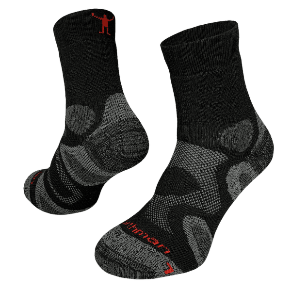 Chaussettes Northman Trekking Mid Merino Černá/Šedá