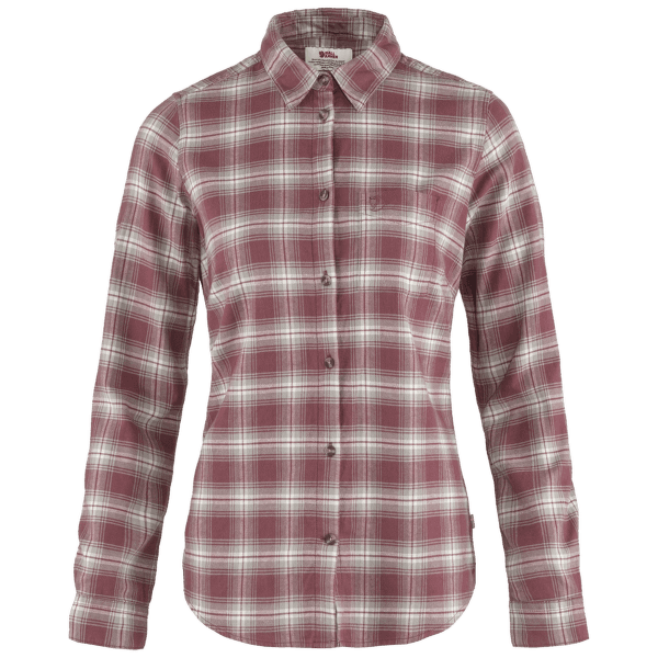 Chemises a manches longues Fjällräven Övik Flannel Shirt Women Mesa Purple-Fog