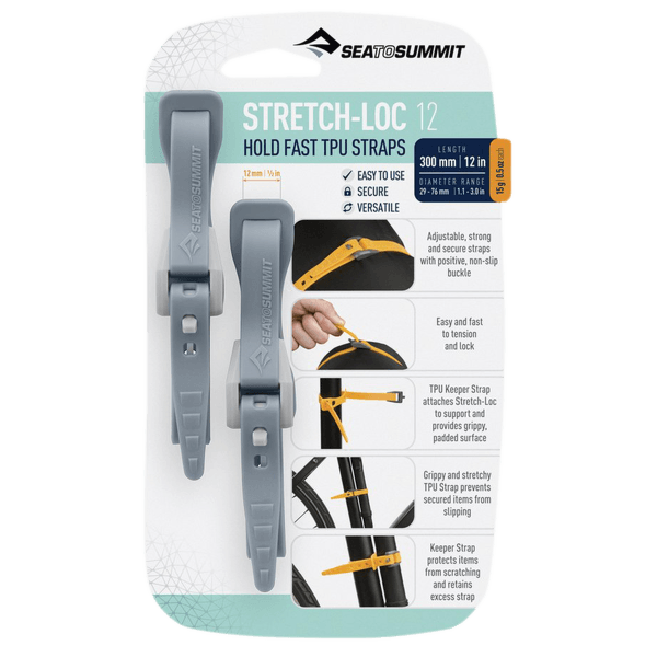 Sangle de sécurité Sea to Summit Stretch-Loc 12 - 12mm x 300mm 2 Pack Dusk (DSK)