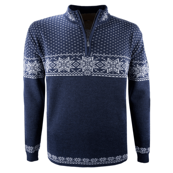 Pull (fermeture 3/4) Kama Sweater 4053 108 navy