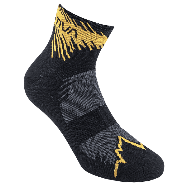 Chaussettes La Sportiva Fast Running Socks Black/Yellow