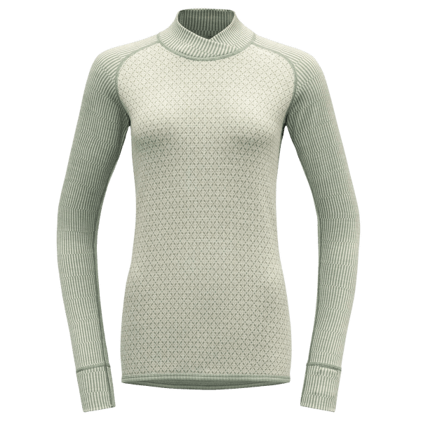 T-shirt a manches longues Devold Kvitegga Merino 230 Cross Neck Women 010A RAW WHITE