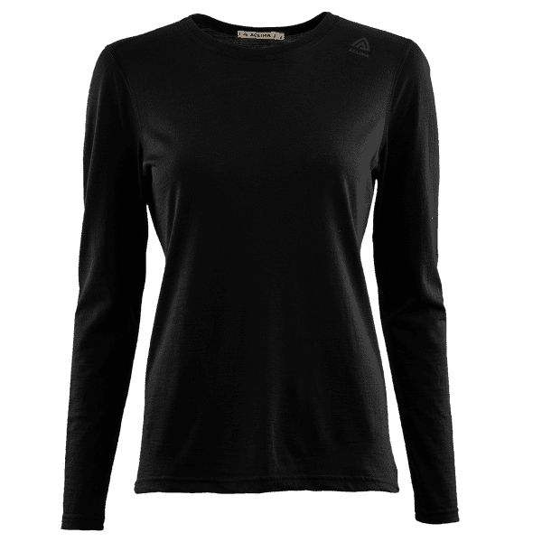 T-shirt a manches longues Aclima LightWool Undershirt Long Sleeve Women Jet Black