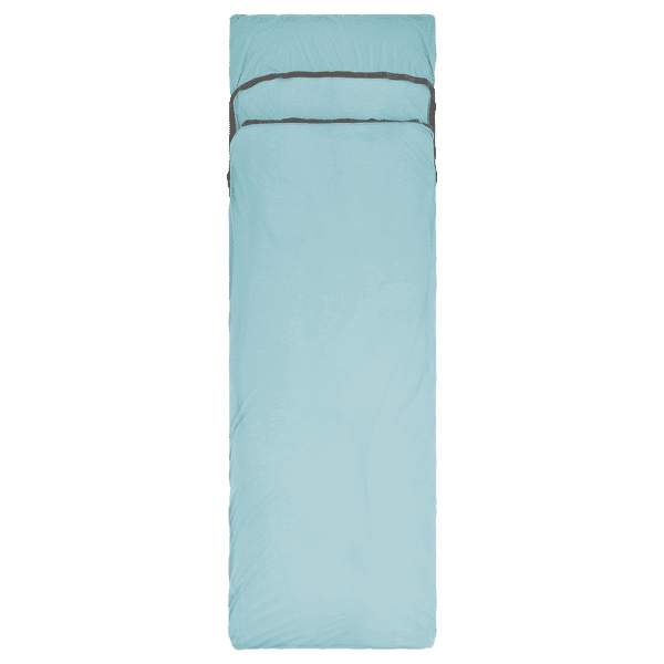 Insert de sac de couchage Sea to Summit Comfort Blend Sleeping Bag Liner - Rectangular w/ Pillow Sleeve Aqua Sea Blue