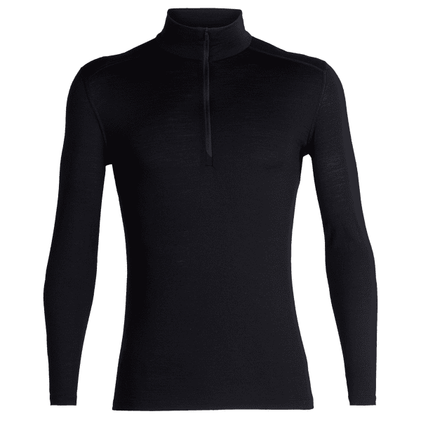 T-shirt a manches longues Icebreaker Merino 200 Oasis LS Half Zip Men Black
