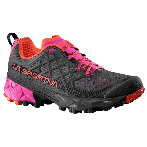 Chaussures La Sportiva Akyra II Women Carbon/Cherry Tomato