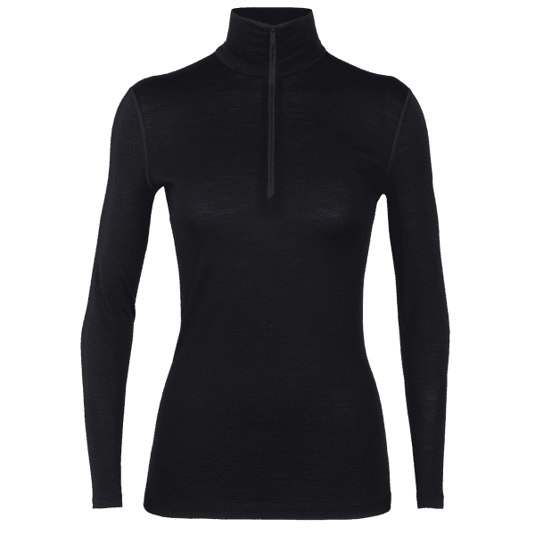 T-shirt a manches longues Icebreaker Merino 200 Oasis LS Half Zip Women Black