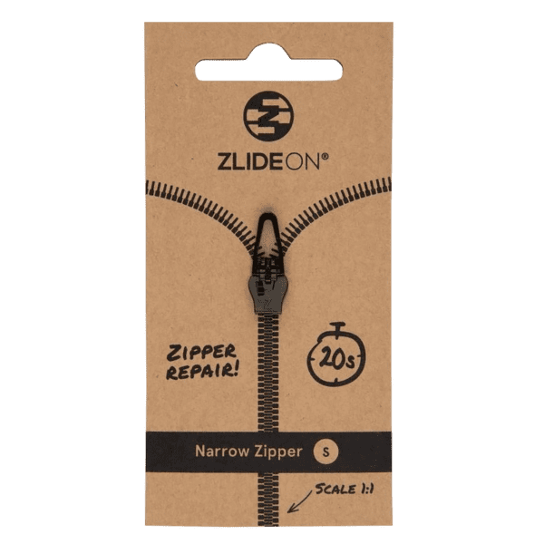 Tirette(s) ZlideON Repair slider for narrow zipper Black