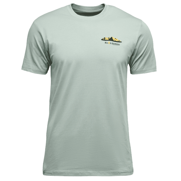 T-shirt a manches courtes Black Diamond Mountainscape SS Tee Men Agave