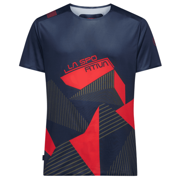 T-shirt a manches courtes La Sportiva COMP T-SHIRT Men Night Sky/Mountain Red