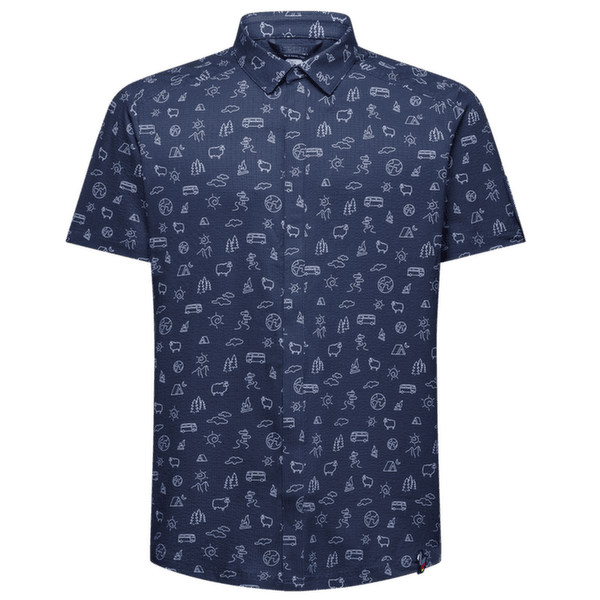 Chemises a manches courtes La Sportiva MOVE TECH SHIRT Night Sky/Chalk