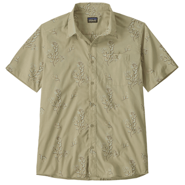 Chemises a manches courtes Patagonia Go To Shirt Men Ocean Blooms: Weathered Stone
