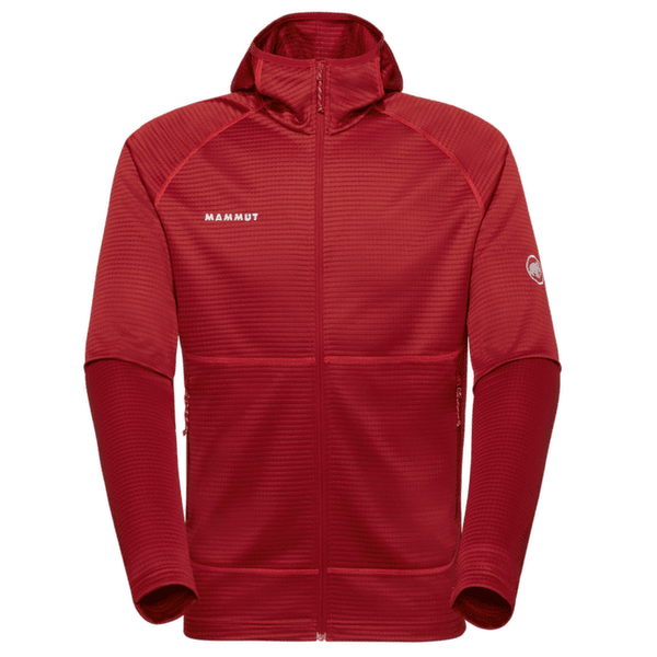 Sweat-shirt Mammut CRAG ML HOODED JACKET MEN 3818 dark mammut red