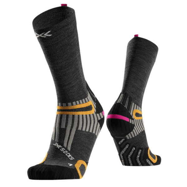 Chaussettes X-Bionic X-Socks® Hike Anatomix Merino Crew HEATHER GREY