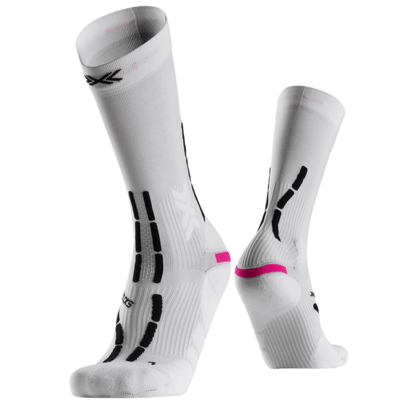 Chaussettes X-Bionic X-Socks® Trail Anatomix Crew X WHITE/X BLACK