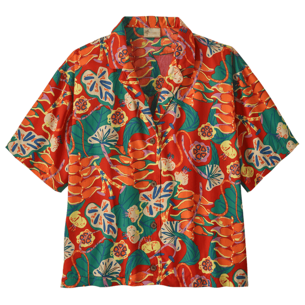 Chemises a manches courtes Patagonia Tidal Threads Shirt Tropiclimb: Hot Ember