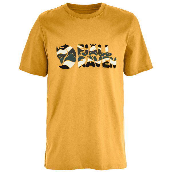 T-shirt a manches courtes Fjällräven Multicolor Logo T-Shirt Men Ochre