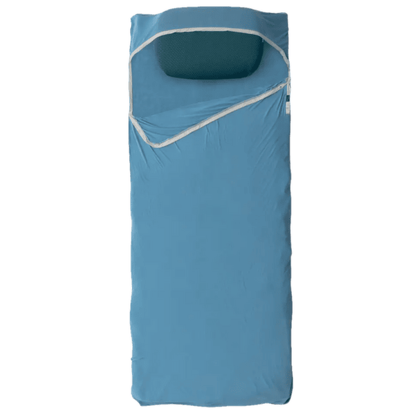 Insert de sac de couchage Sea to Summit Breeze Lightweight Liner - Rectangular w/ Pillow Sleeve Cendre Blue